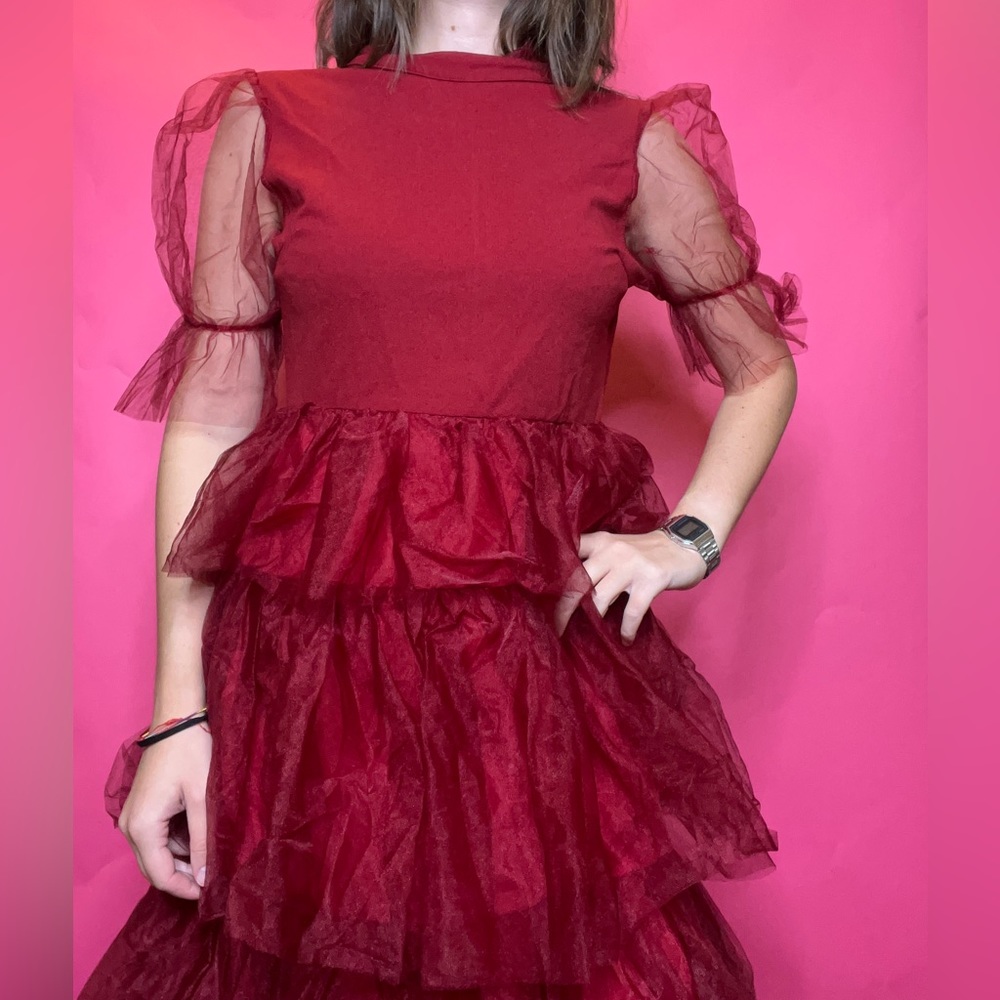 Red dress